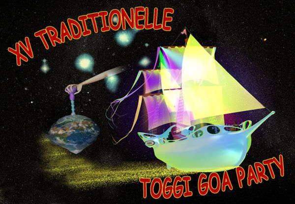 Party Flyer XV. Traditionelle Toggi Goa Party 3 Sep '05, 22:00