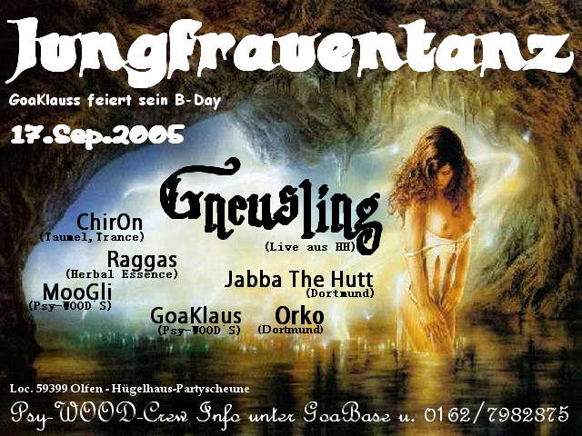 Party Flyer Jungfrauentanz 17 Sep '05, 22:00