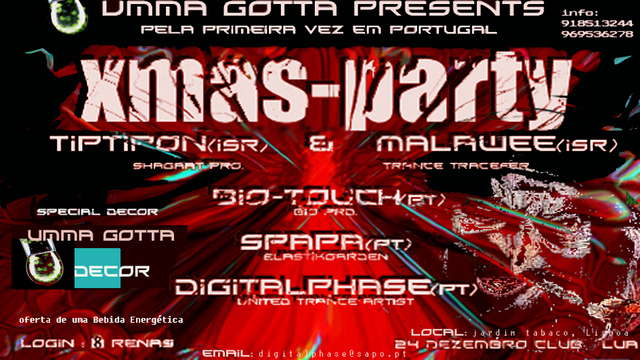 Party Flyer Umma Gotta presents: Xmas Party @ Club Lua 24 Dec '05, 23:30