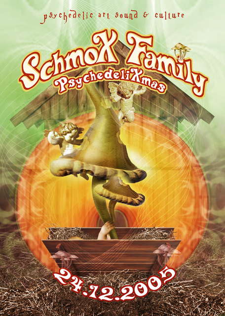 Party Flyer SchmoX Family Psychedeli Burzel Xmas 24 Dec '05, 23:00