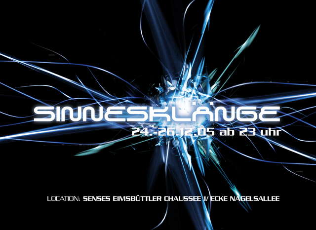 Party Flyer SINNESKLÄNGE 24 Dec '05, 23:00