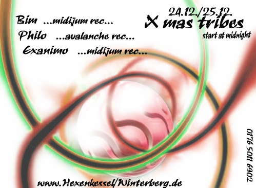 Party Flyer X-Mas Tribes 24 Dec '05, 23:30
