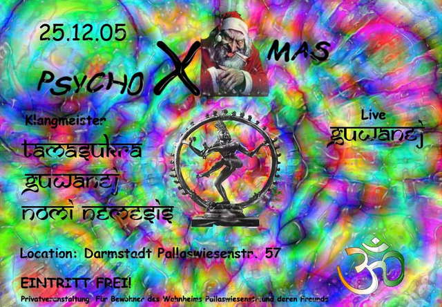 Party Flyer Psycho X-Mas 25 Dec '05, 22:00