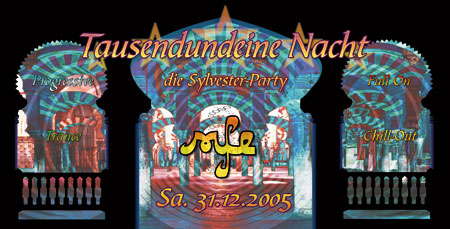TAUSENDUNDEINE NACHT die Sylvester-Party im MfE 31 Dec '05, 23:00