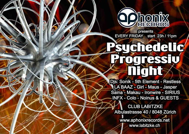 PSYCHEDELIC PROGRESSIV NIGHT · 17 Nov 06, 23:00