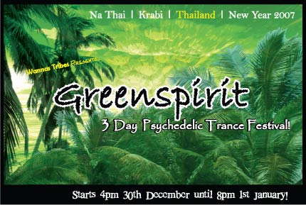 Greenspirit Festival Newyear 06 07 30 Dec 06 Na Thai Krabi Thailand Goabase ॐ Parties And People