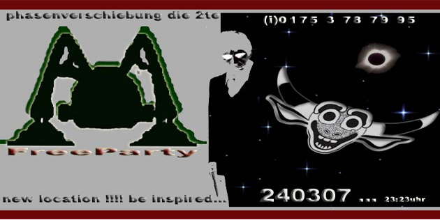 PHASENVERSCHIEBUNG Desystematiks feat.GOAPUNXX 2th Versuch · 24 Mar '07, 23:00