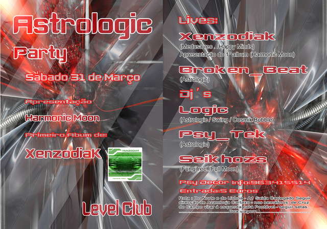 Astrologic Party Apresentação do 1º album de Xenzodiak · 31 Mar '07, 23:30