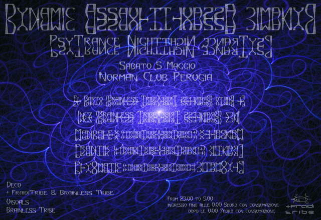 Party Flyer DYNAMIC ASSAULT 5 May '07, 23:00
