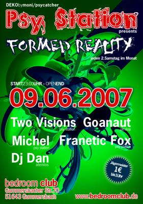 Party Flyer FORMED REALITY 9 Jun '07, 23:00