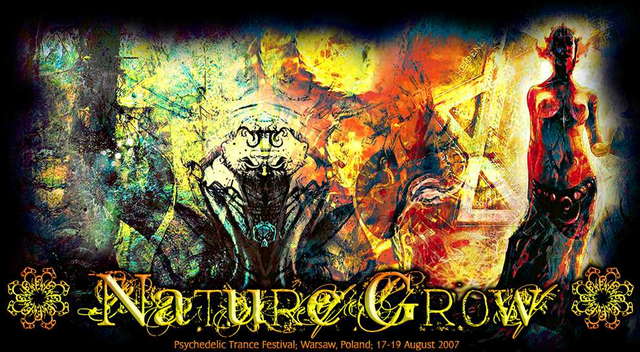 Party Flyer NATURE GROW FESTIVAL 17 Aug '07, 20:00