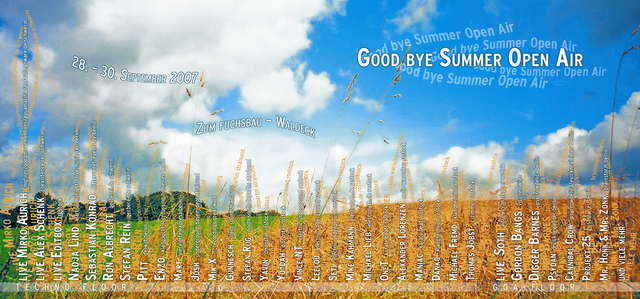 GOOD BYE SUMMER OPEN AIR · 28 Sep '07, 20:00