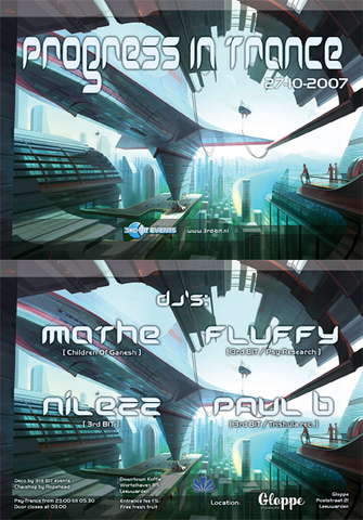 Party Flyer Progress In Trance 27 Oct '07, 23:00