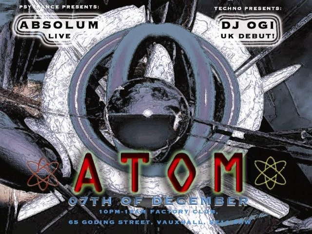 ATOM · 7 Dec 2007 · London (United Kingdom) · goabase ॐ parties and people