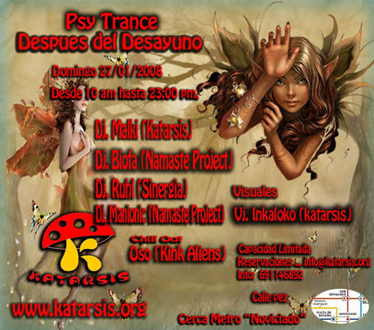 Psy Trance .... Despues del desayuno /after breackfast ¡¡ 27 Jan '08, 10:00