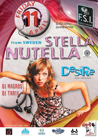 F.S.I. Dance & Concert: STELLA NUTELLA 11 Apr '08, 23:30
