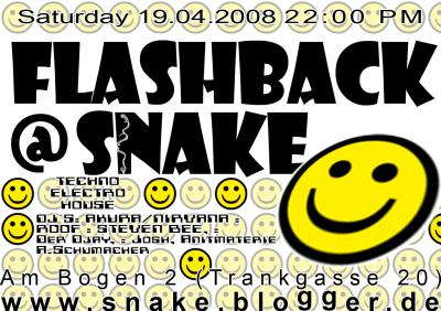 Flashback@snake and roofs birthdayparty 19 Apr '08, 22:00
