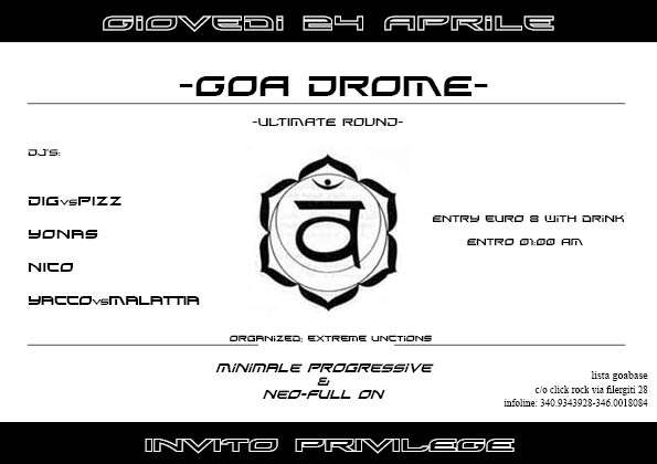 Party Flyer _,/(-Goa GromE-)\,_Ultimate Round 24 Apr '08, 23:30