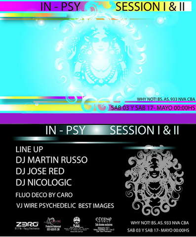 Party Flyer In Psy Session I 3 May '08, 23:30