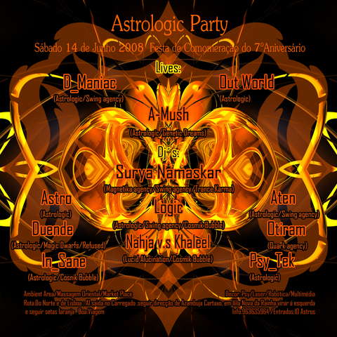 7º Aniversário Astrologic · 14 Jun '08, 22:00