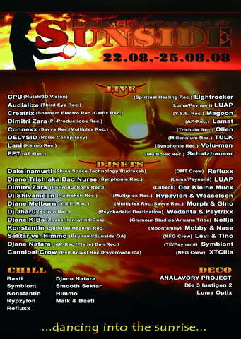 Sunside OA "dancing into the Sunrise" · 22 Aug 08, 20:00