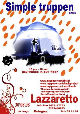Party Flyer **Magic** truppen** 30 Aug '08, 22:00