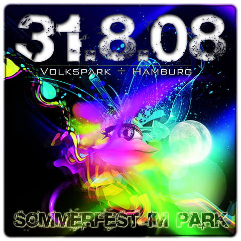 Party Flyer *** Sommerfest im Park *** 31 Aug '08, 12:00