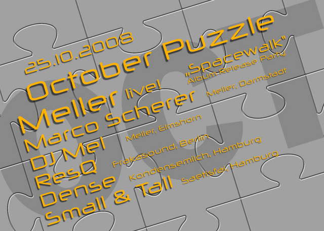 October Puzzle - Meller Album Release! · 25 Oct 08, 22:00