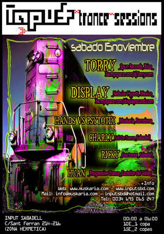 ..:: www.muskaria.com ::.. INPUT TRANCE SESSIONS 15 Nov '08, 23:30
