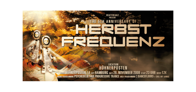 ****HERBSTFREQUENZ - the 5th anniversary***** · 29 Nov 08, 22:00
