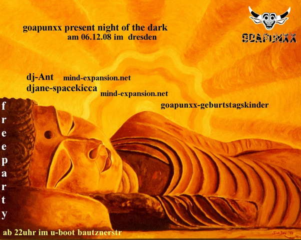 goapunxx present night of the dark · 6 Dec '08, 22:00