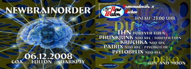 New Brain Order 6 Dec '08, 23:00