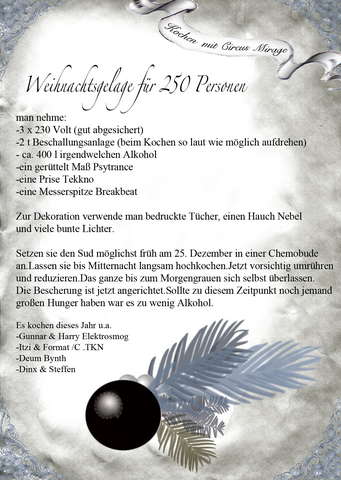 Kochen mit Circus Mirage · 25 Dec '08, 22:30