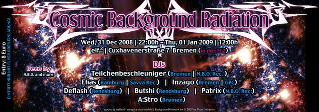 Cosmic Background Radiation · 31 Dec '08, 22:00