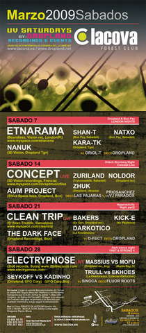 Party Flyer Electrypnose @ La Cova 28 Mar '09, 23:30