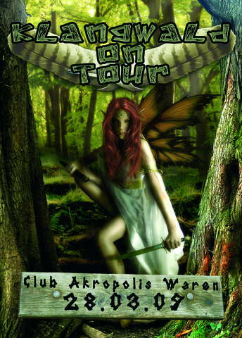 Party Flyer KlangWald on Tour @ Akropolis 28 Mar '09, 23:00