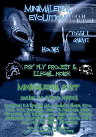 Party Flyer MINIMALE-FIKA EVOLUTION" 28 Mar '09, 23:30