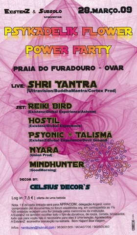 PSYKADELIK FLOWER POWER PARTY 28 Mar '09, 23:30