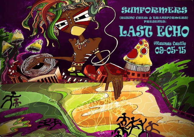 Party Flyer LAST ECHO @ Kaunas Castle 15 May '09, 22:00