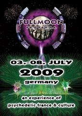 Party Flyer FULLMOON FESTIVAL 03-08 JULY 2009 GERMANY 3 Jul '09, 23:00