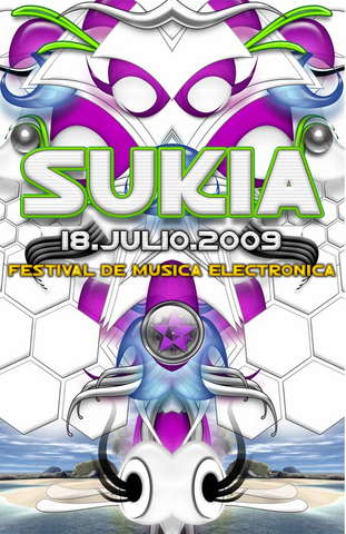 Party Flyer SUKIA VI 2009 18 Jul '09, 22:00