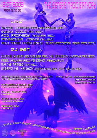 Party Flyer ***ThE SisTeRs' MaGiC BiRtHdAy*** 19 Jul '09, 12:00