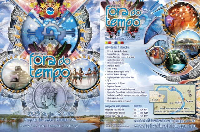 Party Flyer ..::: FESTIVAL FORA DO TEMPO 2009 - *Special Edition* :::.. 22 Jul '09, 22:00