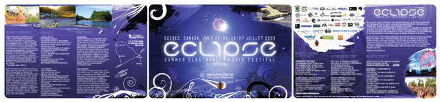 Party Flyer ECLIPSE 2009: SUMMER ELECTRONIC MUSIC FESTIVAL 24 Jul '09, 13:00