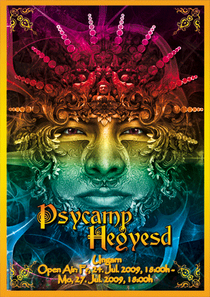Party Flyer Psycamp Hegyesd 24 Jul '09, 18:00