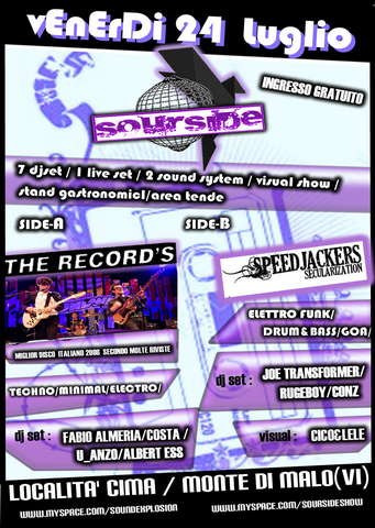 Party Flyer Sound Explosion 24 Jul '09, 22:00