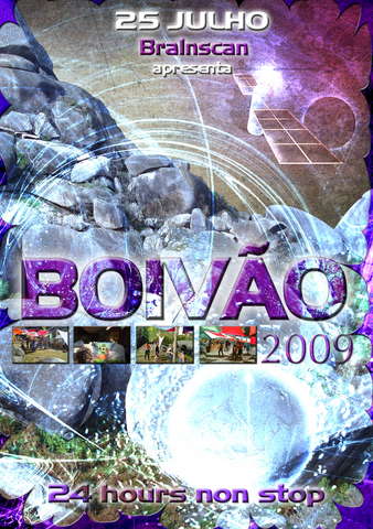 Party Flyer BOIVÃO 2009 - BRAINSCAN 25 Jul '09, 19:00