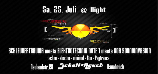 Party Flyer @ Night 25 Jul '09, 22:00