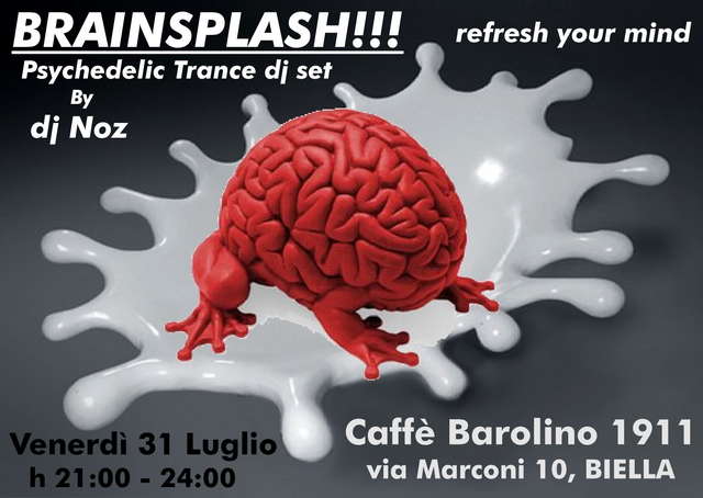 Party Flyer BRAINSPLASH 31 Jul '09, 20:00
