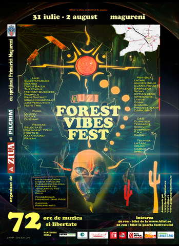 Party Flyer Forest Vibes Fest 31 Jul '09, 18:00